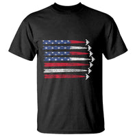 B2 Spirit T Shirt B-2 Stealth Bomber Aircraft American Flag Patriotic - Wonder Print Shop