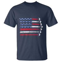 B2 Spirit T Shirt B-2 Stealth Bomber Aircraft American Flag Patriotic - Wonder Print Shop