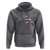 B2 Spirit Hoodie B-2 Bomber Stealth Aircraft Schematic American Flag - Wonder Print Shop