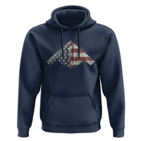 B2 Spirit Hoodie B-2 Bomber Stealth Aircraft Schematic American Flag - Wonder Print Shop