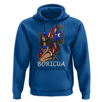 Puerto Rico Pin Up Girl Hoodie Taino Boricua Puerto Rican Flag - Wonder Print Shop