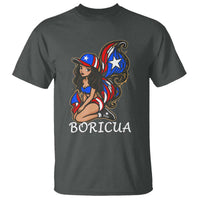 Puerto Rico Pin Up Girl T Shirt Taino Boricua Puerto Rican Flag - Wonder Print Shop