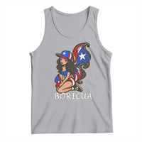 Puerto Rico Pin Up Girl Tank Top Taino Boricua Puerto Rican Flag - Wonder Print Shop