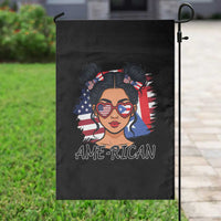 Puerto Rican American Girl Garden Flag AME-RICAN Boricua Pride