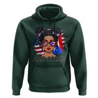 Puerto Rican American Girl Hoodie AME-RICAN Boricua Pride