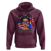 Puerto Rican American Girl Hoodie AME-RICAN Boricua Pride