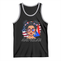 Puerto Rican American Girl Tank Top AME-RICAN Boricua Pride