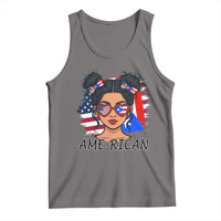 Puerto Rican American Girl Tank Top AME-RICAN Boricua Pride