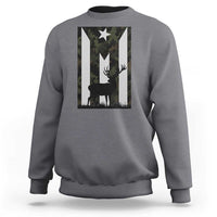 Deer Hunting Camo Puerto Rican Flag Sweatshirt Boricua Hunters