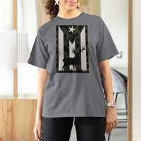 Deer Hunting Camo Puerto Rican Flag T Shirt For Women Boricua Hunters