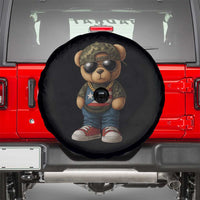 Camo Teddy Bear Puerto Rico Flag Spare Tire Cover Camouflage Rican Boricua - Wonder Print Shop
