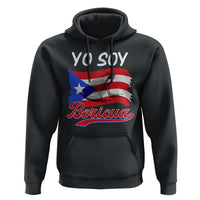 Puerto Rico Boricua Hoodie Vintage Coqui Puerto Rican Flag Pride Yo Soy Boricua - Wonder Print Shop