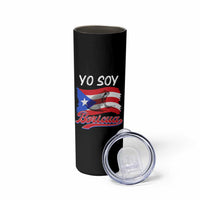 Puerto Rico Boricua Skinny Tumbler Vintage Coqui Puerto Rican Flag Pride Yo Soy Boricua - Wonder Print Shop
