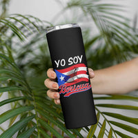 Puerto Rico Boricua Skinny Tumbler Vintage Coqui Puerto Rican Flag Pride Yo Soy Boricua - Wonder Print Shop