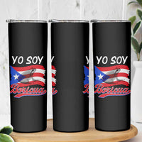 Puerto Rico Boricua Skinny Tumbler Vintage Coqui Puerto Rican Flag Pride Yo Soy Boricua - Wonder Print Shop