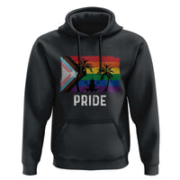 Puerto Rican LGBTQ Hoodie Boricua Rainbow Flag Pride