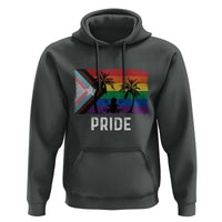 Puerto Rican LGBTQ Hoodie Boricua Rainbow Flag Pride