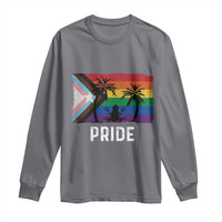 Puerto Rican LGBTQ Long Sleeve Shirt Boricua Rainbow Flag Pride