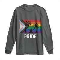 Puerto Rican LGBTQ Long Sleeve Shirt Boricua Rainbow Flag Pride