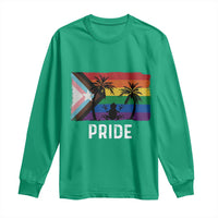 Puerto Rican LGBTQ Long Sleeve Shirt Boricua Rainbow Flag Pride
