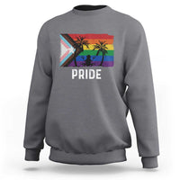 Puerto Rican LGBTQ Sweatshirt Boricua Rainbow Flag Pride
