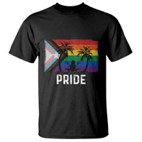Puerto Rican LGBTQ T Shirt Boricua Rainbow Flag Pride