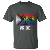 Puerto Rican LGBTQ T Shirt Boricua Rainbow Flag Pride