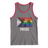 Puerto Rican LGBTQ Tank Top Boricua Rainbow Flag Pride