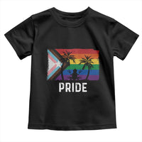 Puerto Rican LGBTQ Toddler T Shirt Boricua Rainbow Flag Pride