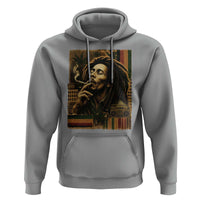 Vintage Marley Guitarist Hoodie Rastaman Rastafari Music Vibes Only Rasta Jamaica Reggae - Wonder Print Shop