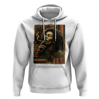 Vintage Marley Guitarist Hoodie Rastaman Rastafari Music Vibes Only Rasta Jamaica Reggae - Wonder Print Shop