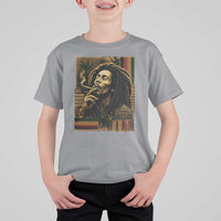 Vintage Marley Guitarist T Shirt For Kid Rastaman Rastafari Music Vibes Only Rasta Jamaica Reggae - Wonder Print Shop