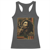 Vintage Marley Guitarist Racerback Tank Top Rastaman Rastafari Music Vibes Only Rasta Jamaica Reggae - Wonder Print Shop
