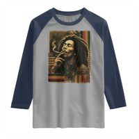 Vintage Marley Guitarist Raglan Shirt Rastaman Rastafari Music Vibes Only Rasta Jamaica Reggae - Wonder Print Shop