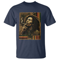 Vintage Marley Guitarist T Shirt Rastaman Rastafari Music Vibes Only Rasta Jamaica Reggae - Wonder Print Shop