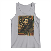 Vintage Marley Guitarist Tank Top Rastaman Rastafari Music Vibes Only Rasta Jamaica Reggae - Wonder Print Shop