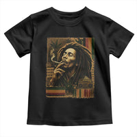 Vintage Marley Guitarist Toddler T Shirt Rastaman Rastafari Music Vibes Only Rasta Jamaica Reggae - Wonder Print Shop