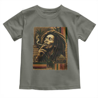 Vintage Marley Guitarist Toddler T Shirt Rastaman Rastafari Music Vibes Only Rasta Jamaica Reggae - Wonder Print Shop