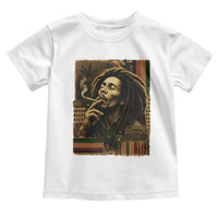 Vintage Marley Guitarist Toddler T Shirt Rastaman Rastafari Music Vibes Only Rasta Jamaica Reggae - Wonder Print Shop