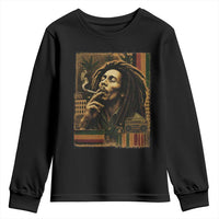 Vintage Marley Guitarist Youth Sweatshirt Rastaman Rastafari Music Vibes Only Rasta Jamaica Reggae - Wonder Print Shop