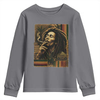 Vintage Marley Guitarist Youth Sweatshirt Rastaman Rastafari Music Vibes Only Rasta Jamaica Reggae - Wonder Print Shop
