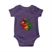 Marley Guitarist Baby Onesie Smoke Cannabis Leaf 420 Rastafari Rasta Reggae Music - Wonder Print Shop