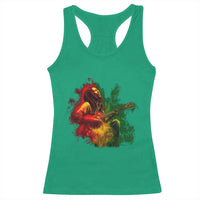 Marley Guitarist Racerback Tank Top Smoke Cannabis Leaf 420 Rastafari Rasta Reggae Music - Wonder Print Shop