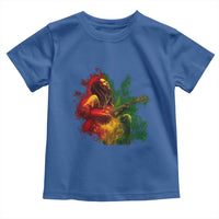 Marley Guitarist Toddler T Shirt Smoke Cannabis Leaf 420 Rastafari Rasta Reggae Music - Wonder Print Shop