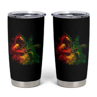 Marley Guitarist Tumbler Cup Smoke Cannabis Leaf 420 Rastafari Rasta Reggae Music - Wonder Print Shop