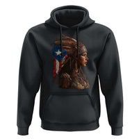 Puerto Rico Taino Warrior Woman Hoodie Boricua Pride