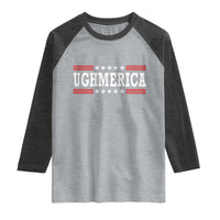 Ughmerica Anti 4th of July Raglan Shirt