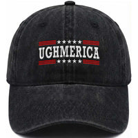 Ughmerica Anti 4th of July Washed Cotton Baseball Cap