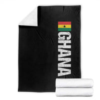 Distressed Ghana Flag Throw Blanket Vintage Ghanese Flag Africa Ghanaian Heritage