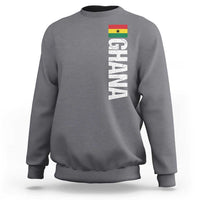Distressed Ghana Flag Sweatshirt Vintage Ghanese Flag Africa Ghanaian Heritage